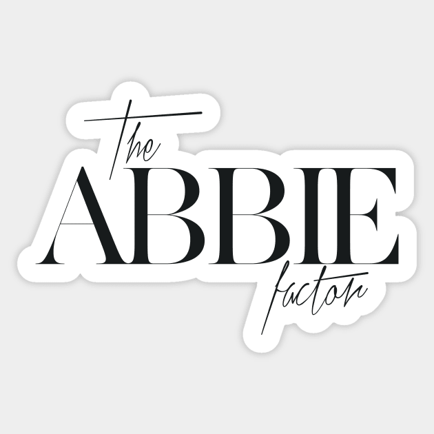 The Abbie Factor Sticker by TheXFactor